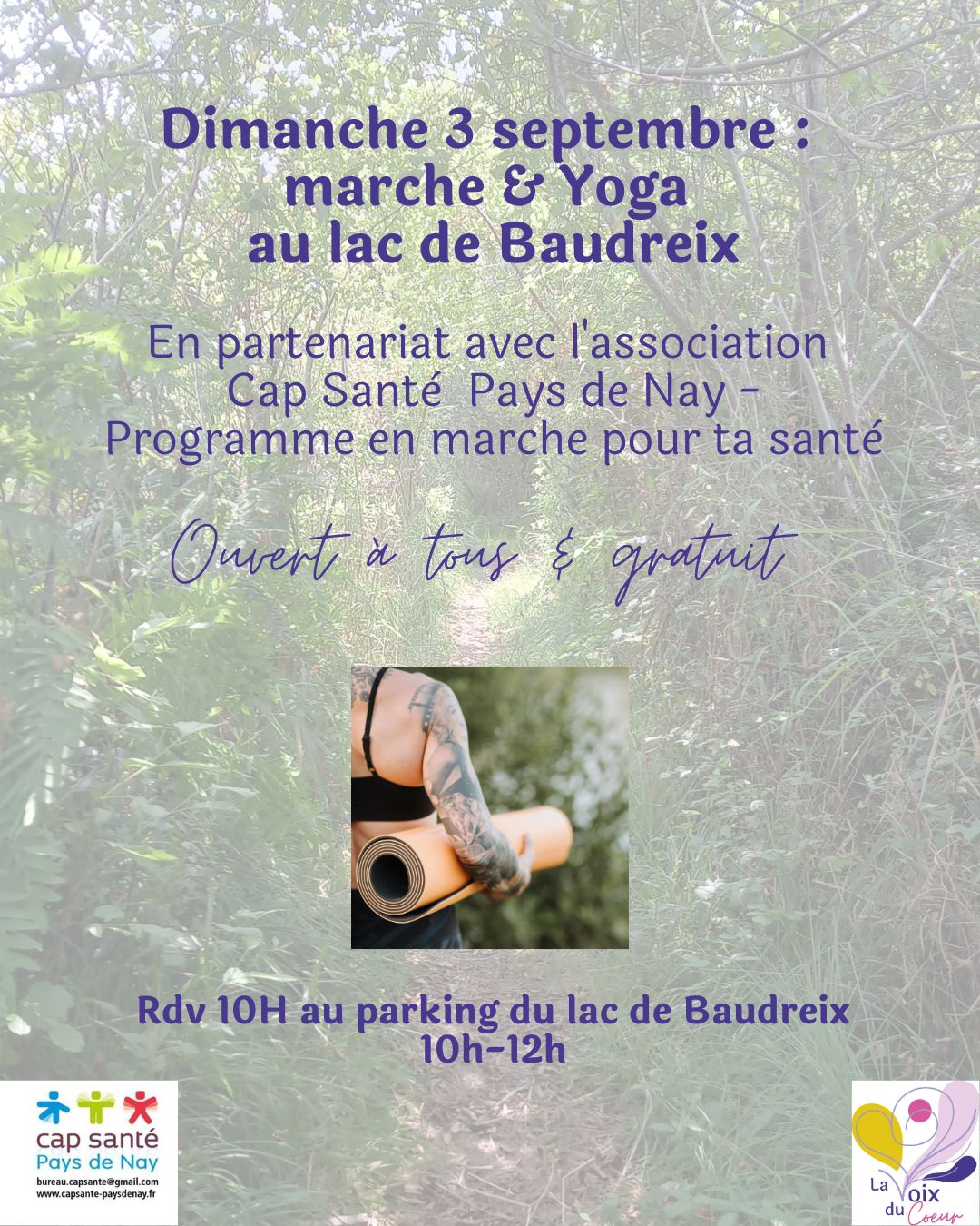 Marche & Yoga à Baudreix